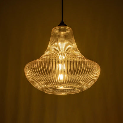 VERRE 206-0022 Μοντέρνο Κρεμαστό Φωτιστικό Οροφής με Ντουί 1 x E27 AC 220-240V IP20 - Mελί - Μ38 x Π38 x Υ34