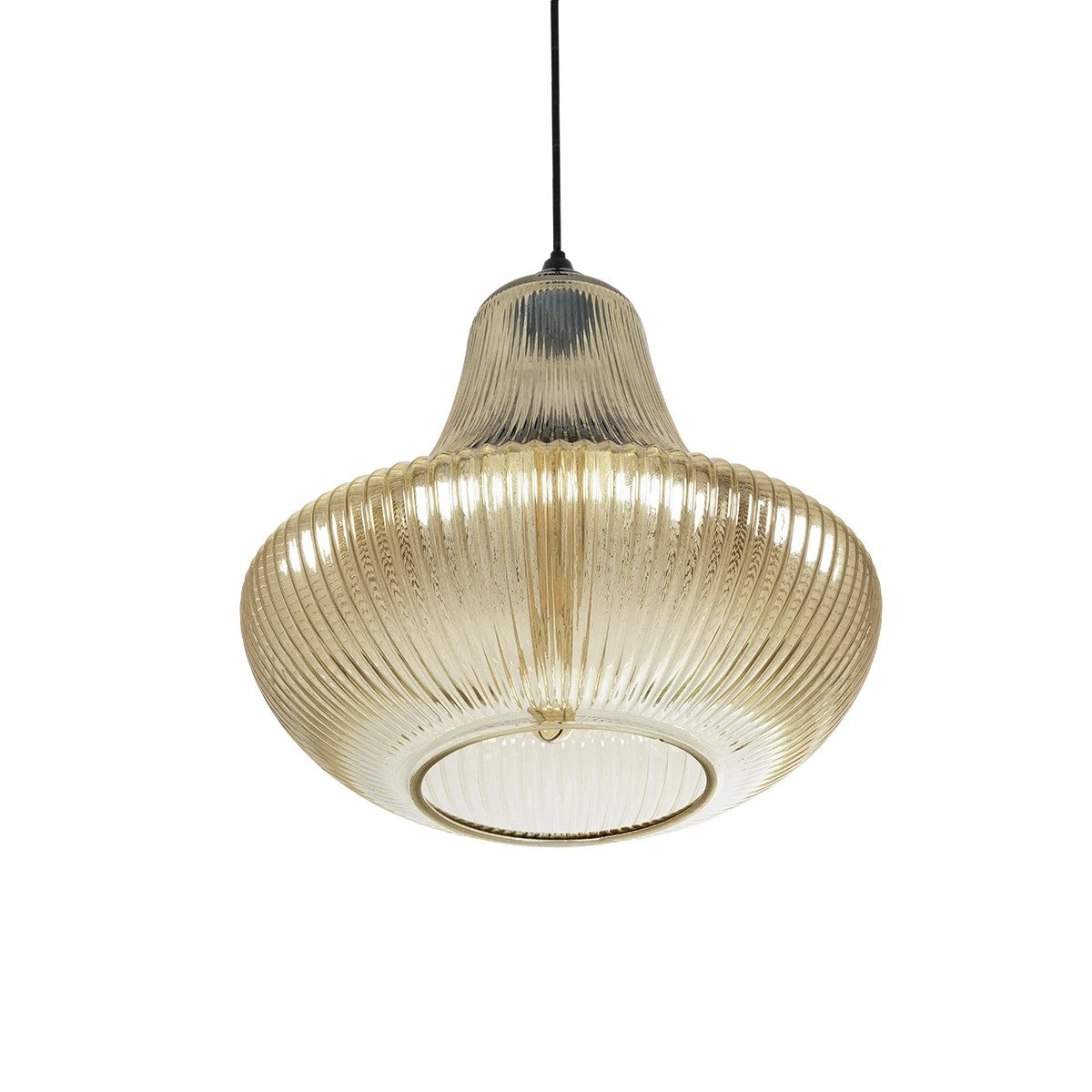 VERRE 206-0022 Μοντέρνο Κρεμαστό Φωτιστικό Οροφής με Ντουί 1 x E27 AC 220-240V IP20 - Mελί - Μ38 x Π38 x Υ34