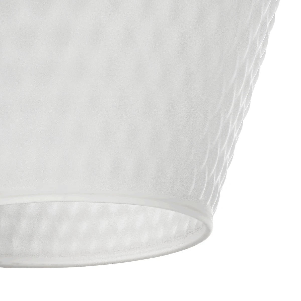 SKLO 206-0023 Μοντέρνο Κρεμαστό Φωτιστικό Οροφής με Ντουί 1 x E27 AC 220-240V IP20 - Λευκό - Μ22 x Π22 x Υ31