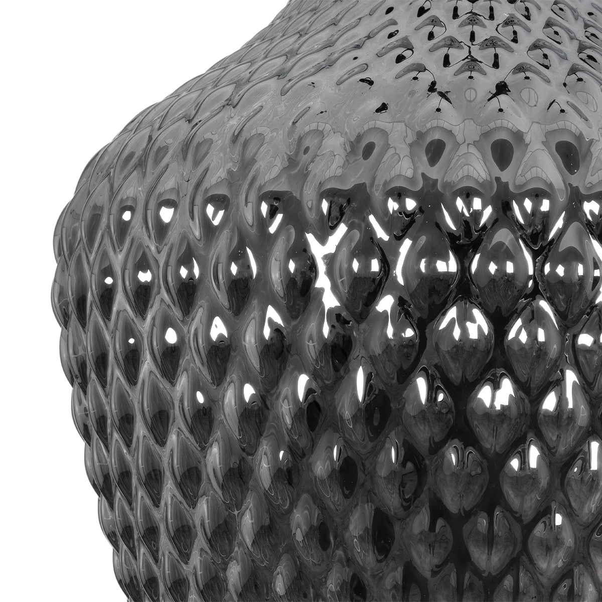 SKLO 206-0024 Μοντέρνο Κρεμαστό Φωτιστικό Οροφής με Ντουί 1 x E27 AC 220-240V IP20 - Μαύρο Φιμέ - Μ22 x Π22 x Υ31