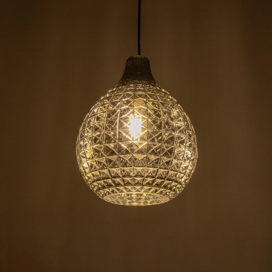 BASTIK 206-0026 Μοντέρνο Κρεμαστό Φωτιστικό Οροφής με Ντουί 1 x E27 AC 220-240V IP20 - Μαύρο Φιμέ - Μ22 x Π22 x Υ26