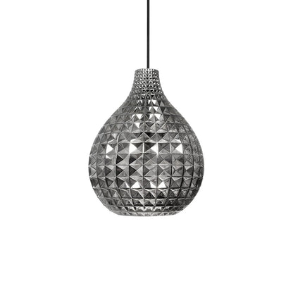 BASTIK 206-0026 Μοντέρνο Κρεμαστό Φωτιστικό Οροφής με Ντουί 1 x E27 AC 220-240V IP20 - Μαύρο Φιμέ - Μ22 x Π22 x Υ26