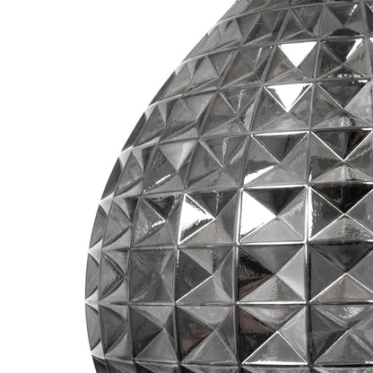 BASTIK 206-0026 Μοντέρνο Κρεμαστό Φωτιστικό Οροφής με Ντουί 1 x E27 AC 220-240V IP20 - Μαύρο Φιμέ - Μ22 x Π22 x Υ26