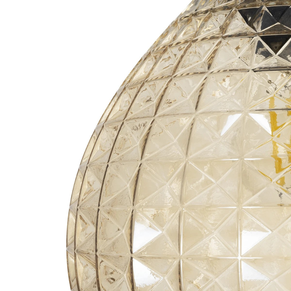 BASTIK 206-0027 Μοντέρνο Κρεμαστό Φωτιστικό Οροφής με Ντουί 1 x E27 AC 220-240V IP20 - Mελί - Μ22 x Π22 x Υ26