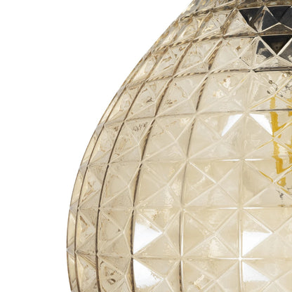 BASTIK 206-0027 Μοντέρνο Κρεμαστό Φωτιστικό Οροφής με Ντουί 1 x E27 AC 220-240V IP20 - Mελί - Μ22 x Π22 x Υ26