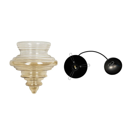 CORTE 206-0029 Μοντέρνο Κρεμαστό Φωτιστικό Οροφής με Ντουί 1 x E27 AC 220-240V IP20 - Mελί - Μ25 x Π25 x Υ30