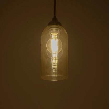 TUBE 206-0031 Μοντέρνο Κρεμαστό Φωτιστικό Οροφής με Ντουί 1 x E27 AC 220-240V IP20 - Mελί - Μ10 x Π10 x Υ24