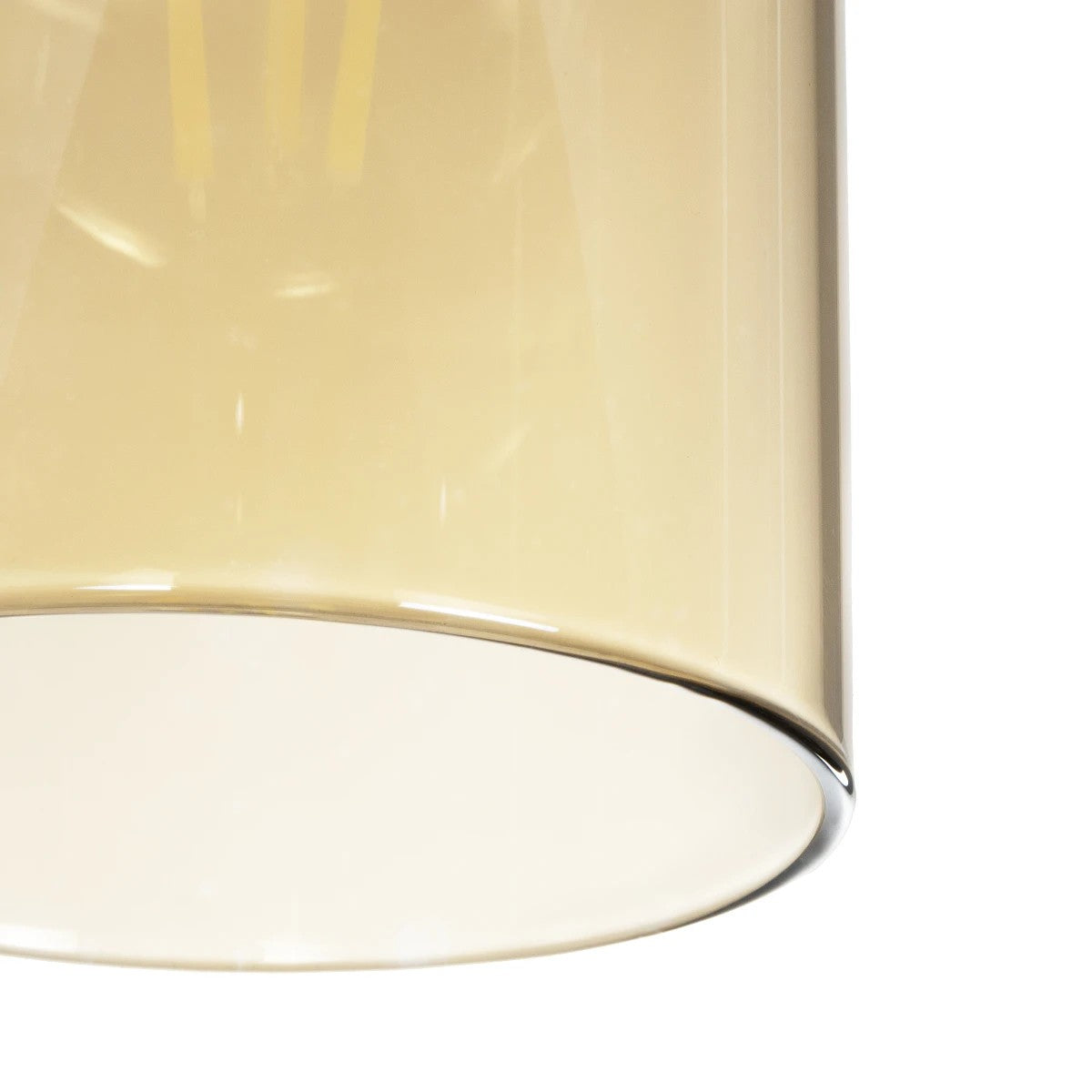 TUBE 206-0031 Μοντέρνο Κρεμαστό Φωτιστικό Οροφής με Ντουί 1 x E27 AC 220-240V IP20 - Mελί - Μ10 x Π10 x Υ24