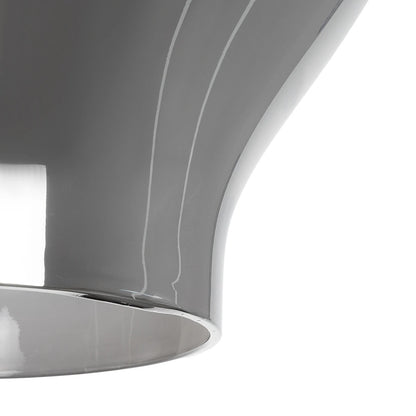 OVOCE 206-0032 Μοντέρνο Κρεμαστό Φωτιστικό Οροφής με Ντουί 1 x E27 AC 220-240V IP20 - Μαύρο Φιμέ - Μ20 x Π20 x Υ22