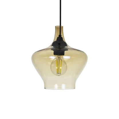 OVOCE 206-0033 Μοντέρνο Κρεμαστό Φωτιστικό Οροφής με Ντουί 1 x E27 AC 220-240V IP20 - Mελί - Μ20 x Π20 x Υ22