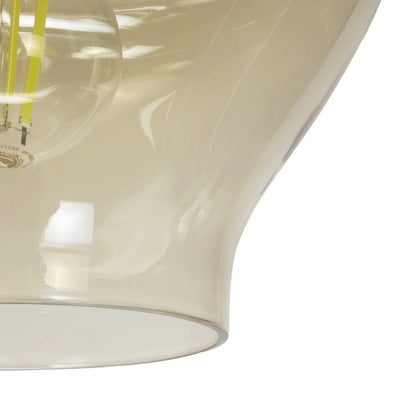 OVOCE 206-0033 Μοντέρνο Κρεμαστό Φωτιστικό Οροφής με Ντουί 1 x E27 AC 220-240V IP20 - Mελί - Μ20 x Π20 x Υ22