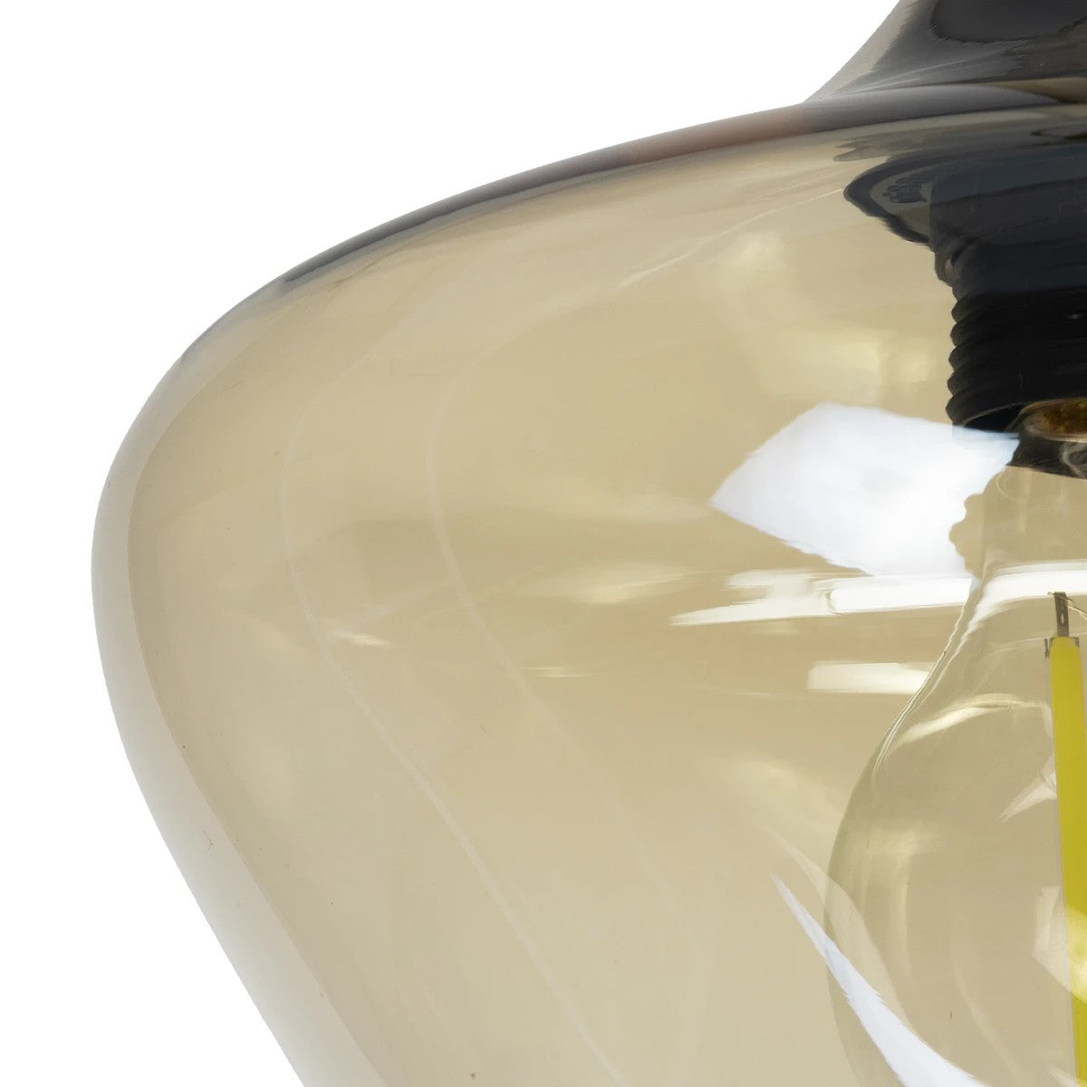 OVOCE 206-0033 Μοντέρνο Κρεμαστό Φωτιστικό Οροφής με Ντουί 1 x E27 AC 220-240V IP20 - Mελί - Μ20 x Π20 x Υ22