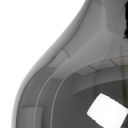 ΤΟΝΕ 206-0034 Μοντέρνο Κρεμαστό Φωτιστικό Οροφής με Ντουί 1 x E27 AC 220-240V IP20 - Μαύρο Φιμέ - Μ20 x Π20 x Υ36