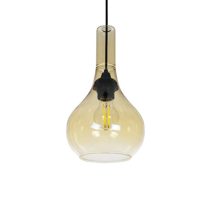 ΤΟΝΕ 206-0035 Μοντέρνο Κρεμαστό Φωτιστικό Οροφής με Ντουί 1 x E27 AC 220-240V IP20 - Mελί - Μ20 x Π20 x Υ36