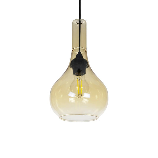 ΤΟΝΕ 206-0035 Μοντέρνο Κρεμαστό Φωτιστικό Οροφής με Ντουί 1 x E27 AC 220-240V IP20 - Mελί - Μ20 x Π20 x Υ36