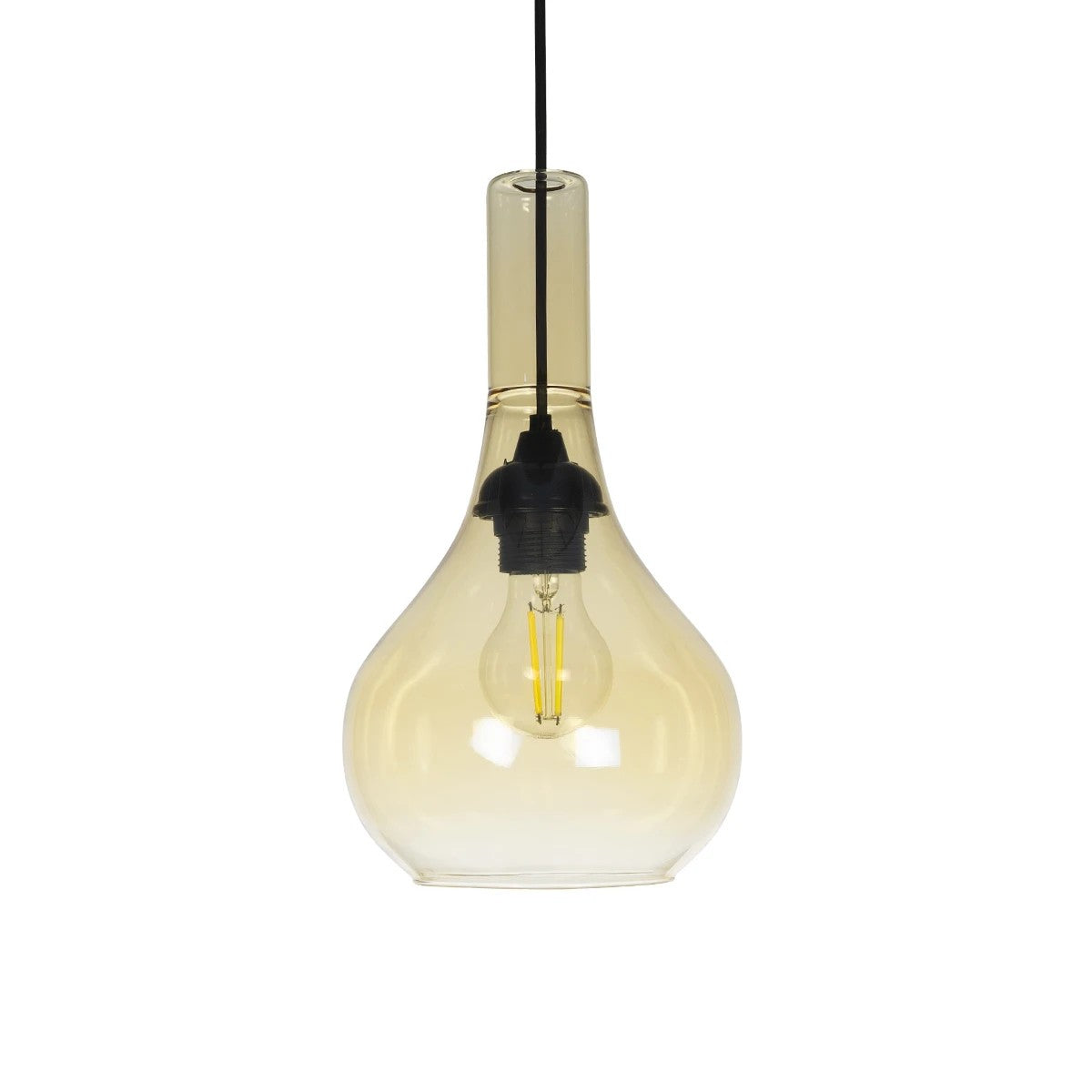 ΤΟΝΕ 206-0035 Μοντέρνο Κρεμαστό Φωτιστικό Οροφής με Ντουί 1 x E27 AC 220-240V IP20 - Mελί - Μ20 x Π20 x Υ36