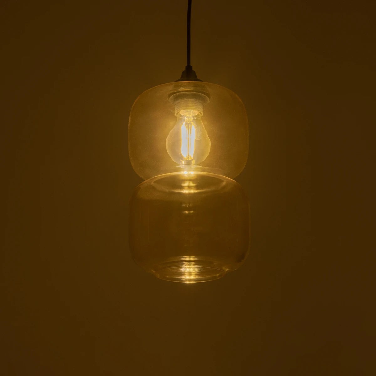 PIAGE 206-0037 Μοντέρνο Κρεμαστό Φωτιστικό Οροφής με Ντουί 1 x E27 AC 220-240V IP20 - Mελί - Μ17 x Π17 x Υ25