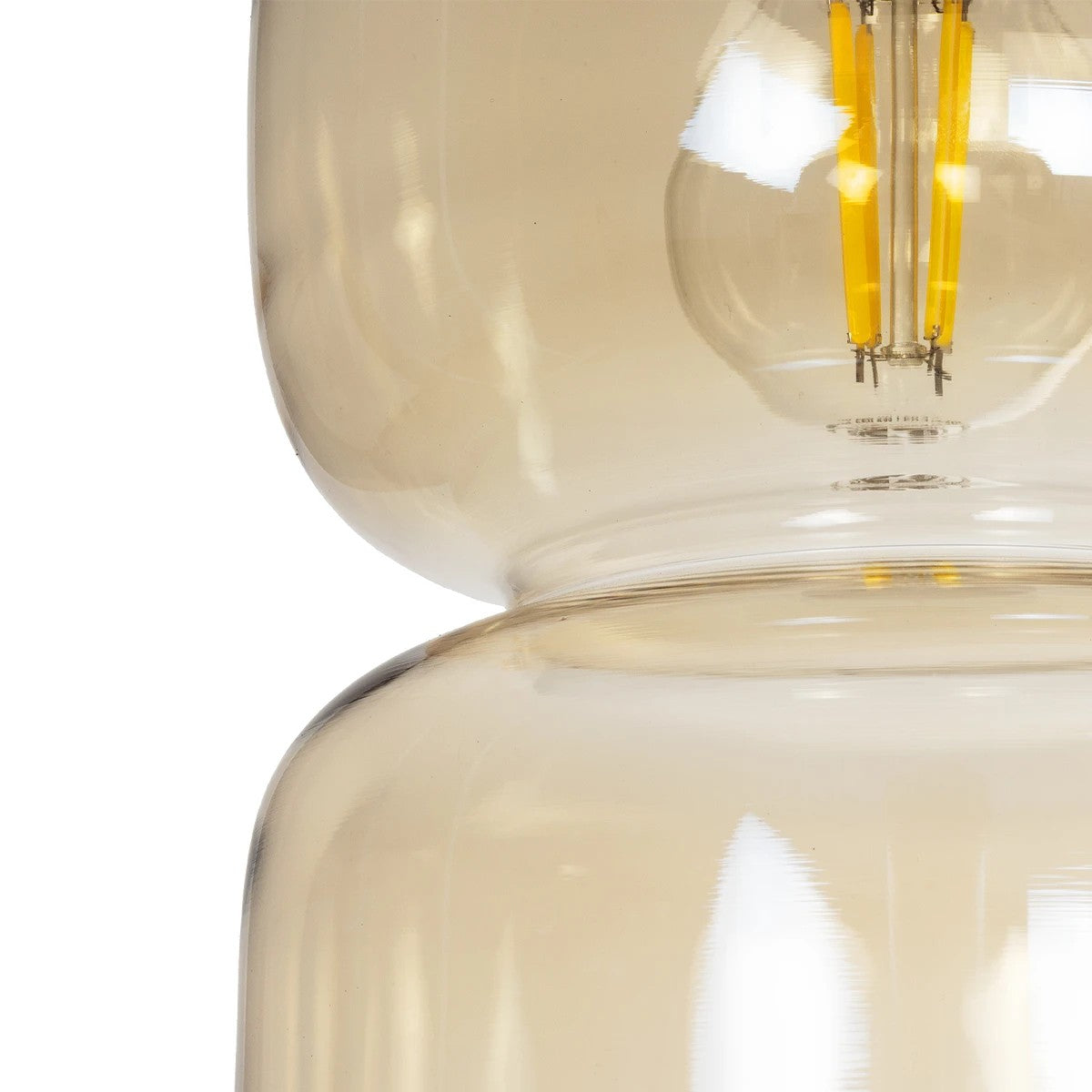 PIAGE 206-0037 Μοντέρνο Κρεμαστό Φωτιστικό Οροφής με Ντουί 1 x E27 AC 220-240V IP20 - Mελί - Μ17 x Π17 x Υ25