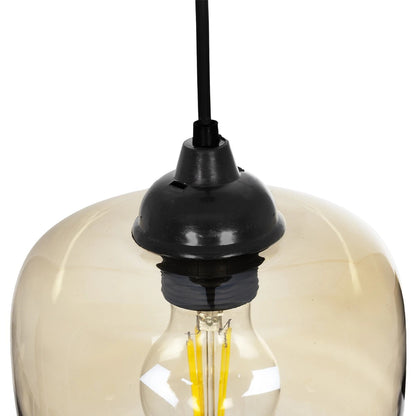 PIAGE 206-0037 Μοντέρνο Κρεμαστό Φωτιστικό Οροφής με Ντουί 1 x E27 AC 220-240V IP20 - Mελί - Μ17 x Π17 x Υ25