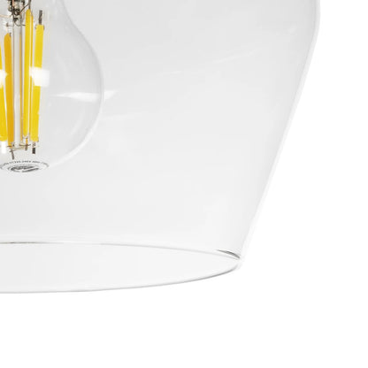 BOHEMIA 206-0039 Μοντέρνο Κρεμαστό Φωτιστικό Οροφής με Ντουί 1 x E27 AC 220-240V IP20 - Διάφανο - Μ22 x Π22 x Υ22