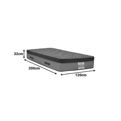 Deluxe Double-Sided Pocket Spring Mattress 120x200x32