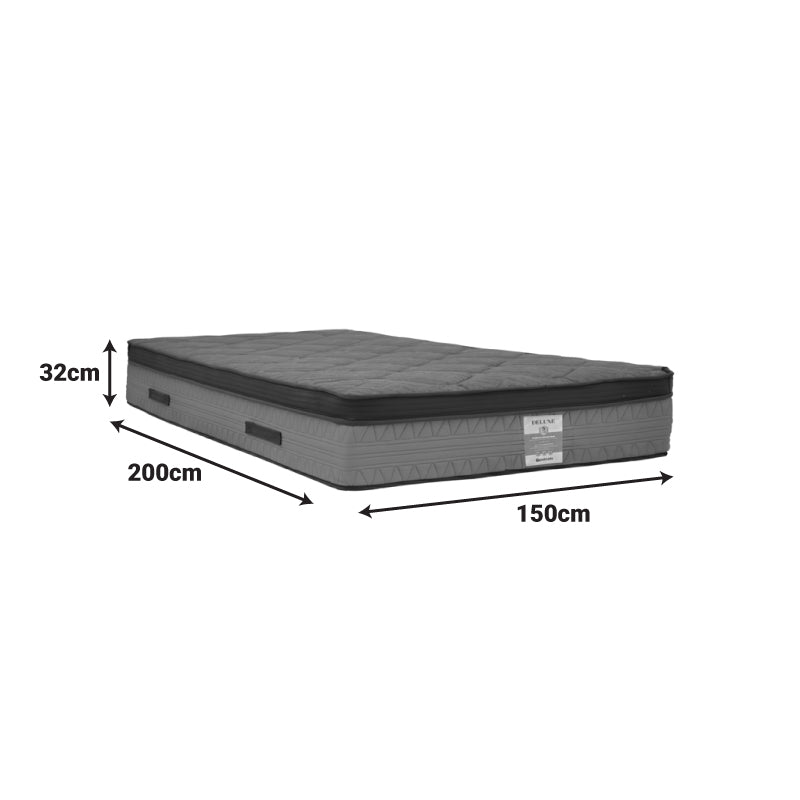 Στρώμα Deluxe Pocket Spring Διπλής Όψης 150x200x32