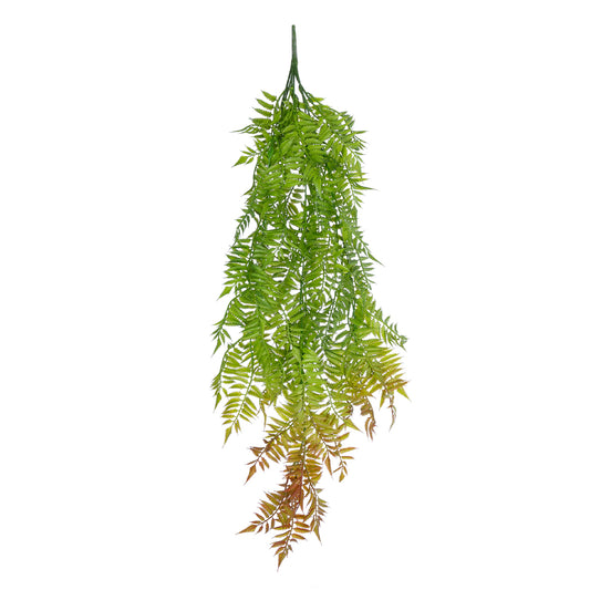 HANGING FERN 20854 Τεχνητό Διακοσμητικό Κρεμαστό Φυτό Φτέρη Μ30 x Π14 x Υ85cm