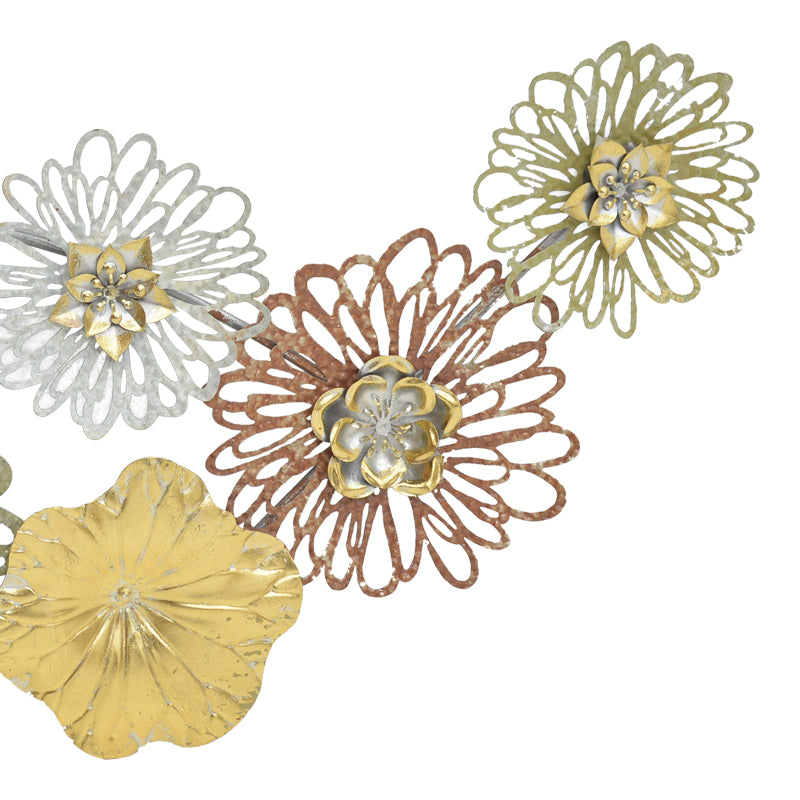 Διακοσμητικό Τοίχου Tutsi Μέταλλο Πολύχρωμο 102.9x5.1x43.2