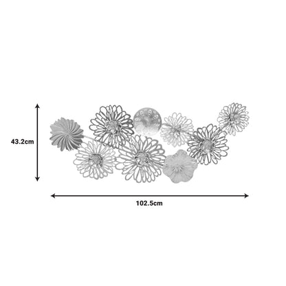 Διακοσμητικό Τοίχου Tutsi Μέταλλο Πολύχρωμο 102.9x5.1x43.2