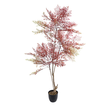 RED NANDINA PLANT 20966 Διακοσμητικό Φυτό Κόκκινη Ναντίνα Φ66 x Υ150cm