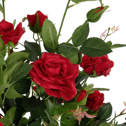 RED ROSES 21070 Τεχνητό Διακοσμητικό Δέντρο Τριανταφυλλιά Μ50 x Π50 x Υ90