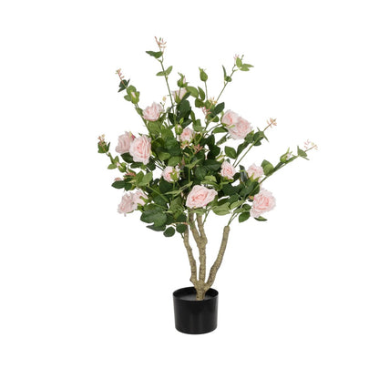LIGHT PINK ROSES 21071 Τεχνητό Διακοσμητικό Δέντρο Τριανταφυλλιά Μ50 x Π50 x Υ90