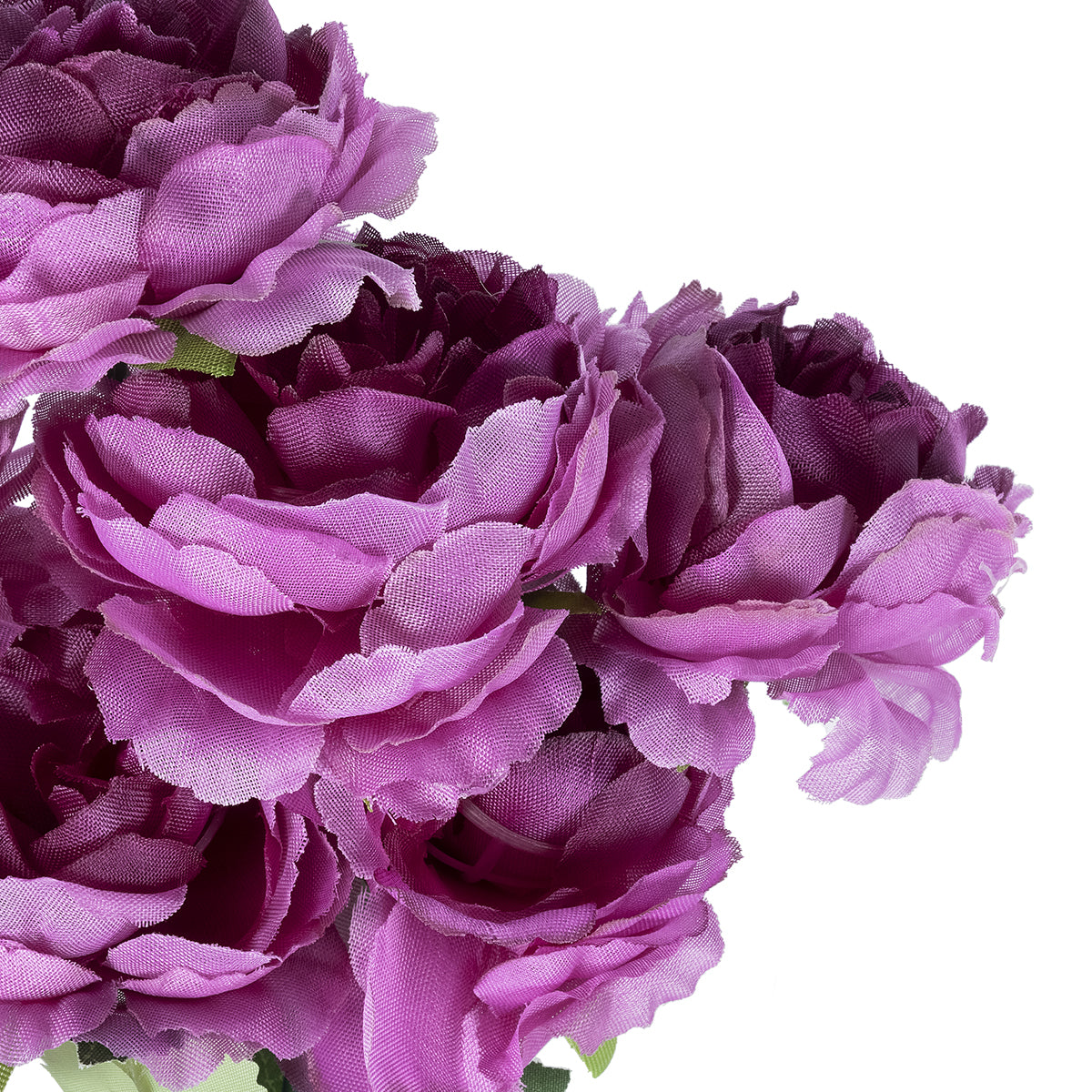 PURPLE PEONY FLOWER BRANCH 21080 Τεχνητό Διακοσμητικό Μπουκέτο Μώβ Παιώνιας Y45cm