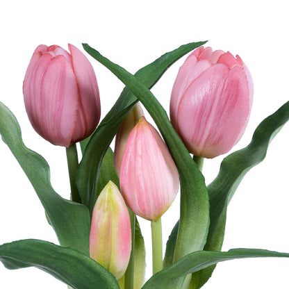 PINK TULIP 21092 Διακοσμητικό Φυτό Ροζ Τουλίπα Υ23cm