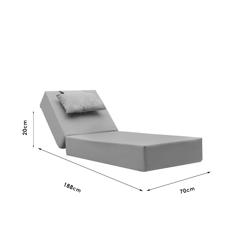 Μαξιλάρι Ξαπλώστρας Specta Ύφασμα Μπεζ 60x190x20