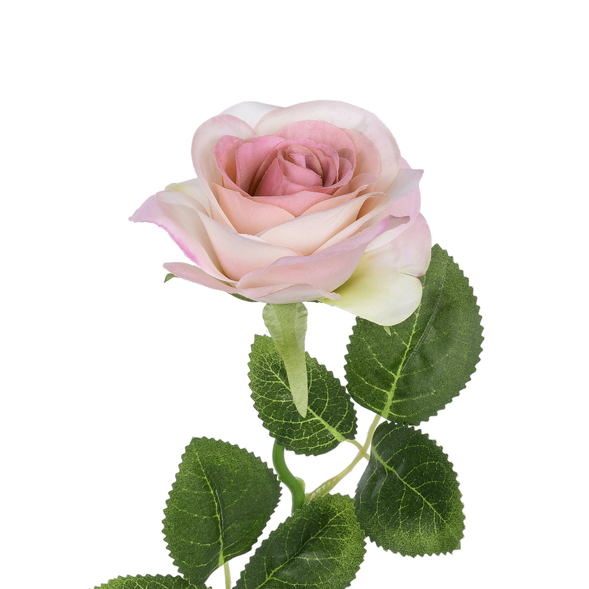 LIGHT PINK ROSE BRANCH 21137 Τεχνητό Διακοσμητικό Κλαδί Ανοιχτό ΡοζΤριαντάφυλλο Y50cm