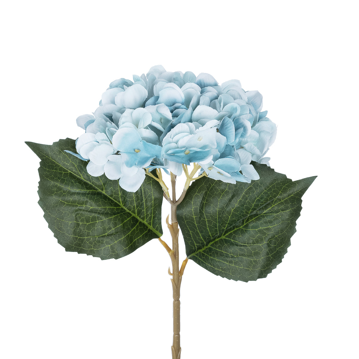 SKY BLUE HYDRANGEA BRANCH 21177 Τεχνητό Διακοσμητικό Κλαδί Ορτανσίας Γαλάζιο Y47cm