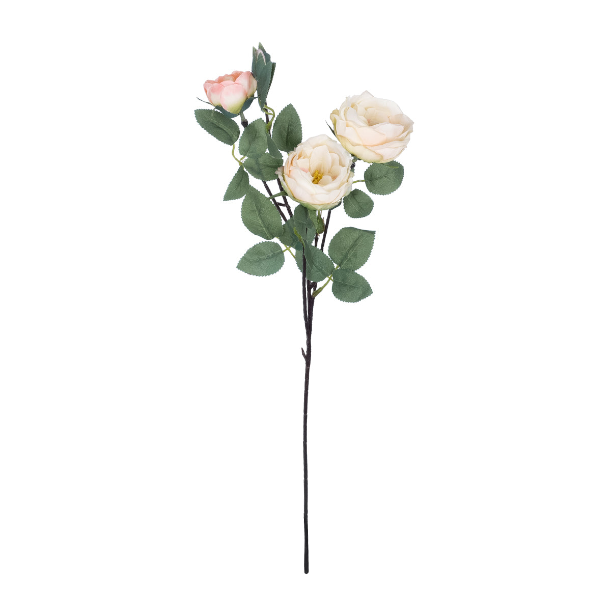 CHAMPAGNE CLIMBING ROSE BRANCH 21183 Τεχνητό Διακοσμητικό Κλαδί Τριαντάφυλλο Σαμπανιζέ Y70cm