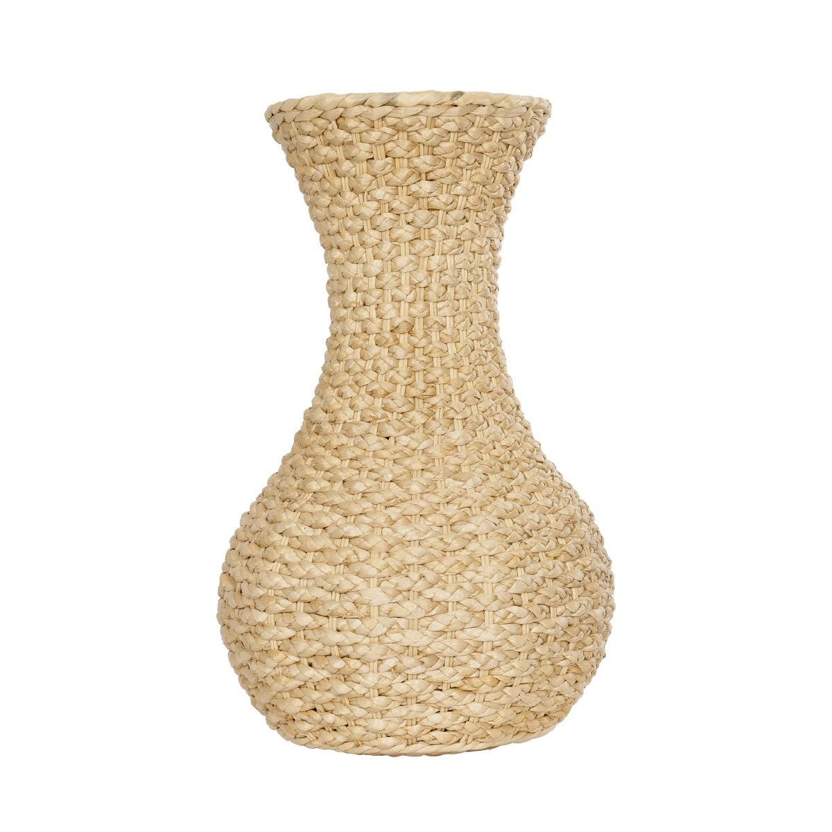 SANDIAGO 21234 Διακοσμητικό Πλεκτό Καλάθι - Κασπώ Γλάστρα - Flower Pot Μπεζ Π25 x M25 x x Υ40cm