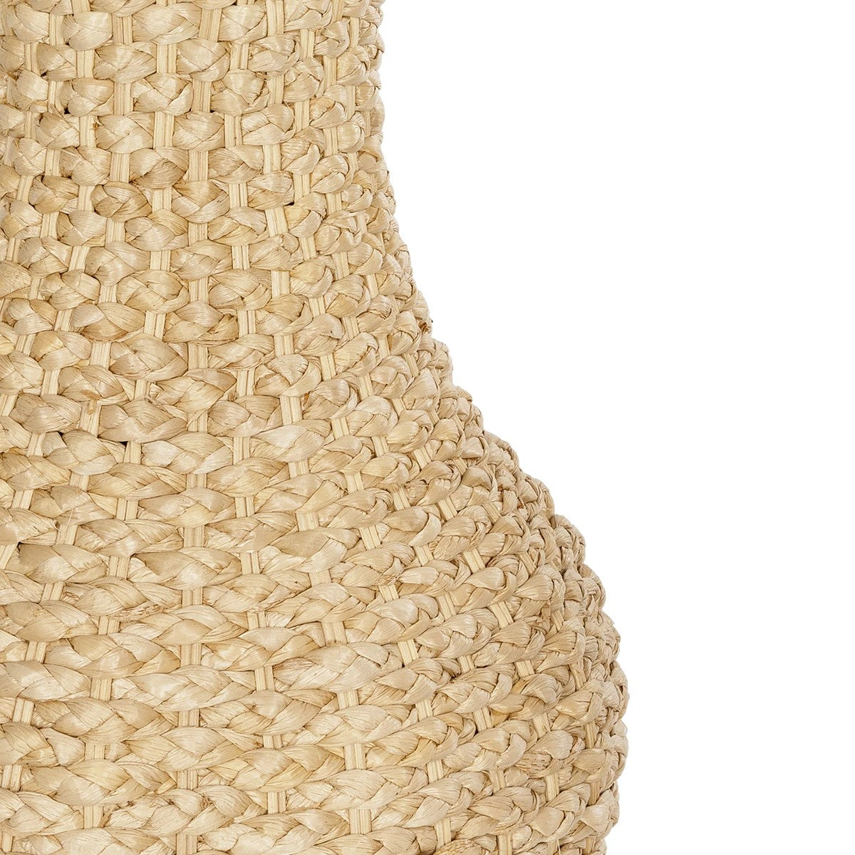 SANDIAGO 21234 Διακοσμητικό Πλεκτό Καλάθι - Κασπώ Γλάστρα - Flower Pot Μπεζ Π25 x M25 x x Υ40cm