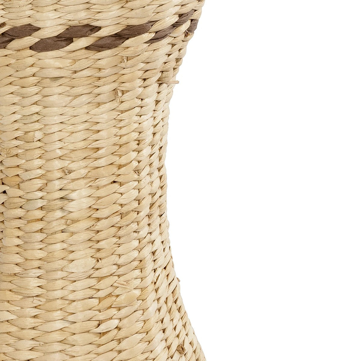 MONACO 21235 Διακοσμητικό Πλεκτό Καλάθι - Κασπώ Γλάστρα - Flower Pot Μπεζ Φ29cm x Υ60cm
