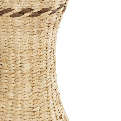 MONACO 21235 Διακοσμητικό Πλεκτό Καλάθι - Κασπώ Γλάστρα - Flower Pot Μπεζ Φ29cm x Υ60cm