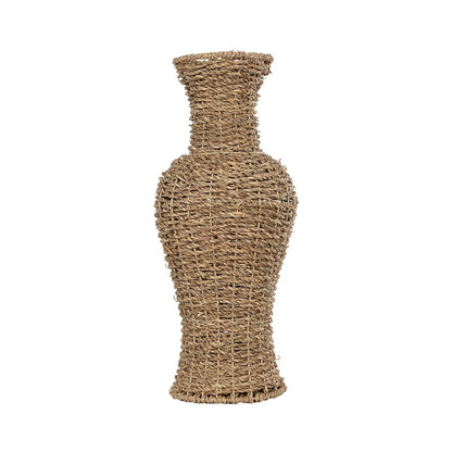 TEXAS 21238 Διακοσμητικό Πλεκτό Καλάθι - Κασπώ Γλάστρα - Flower Pot Μπεζ Μ20 x Π20 x Υ43