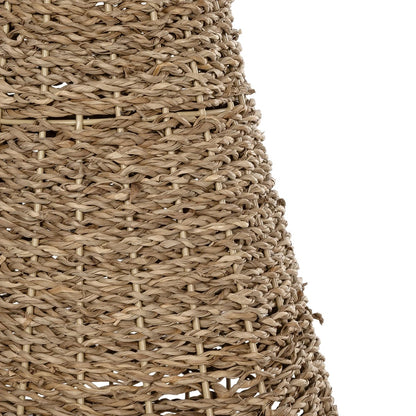 CALIFORNIA 21239 Διακοσμητικό Πλεκτό Καλάθι - Κασπώ Γλάστρα - Flower Pot Μπεζ Μ20 x Π20 x Υ43