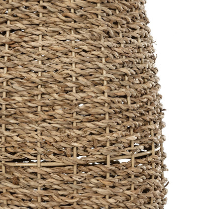 FRANCISCO 21240 Διακοσμητικό Πλεκτό Καλάθι - Κασπώ Γλάστρα - Flower Pot Μπεζ Μ20 x Π20 x Υ41