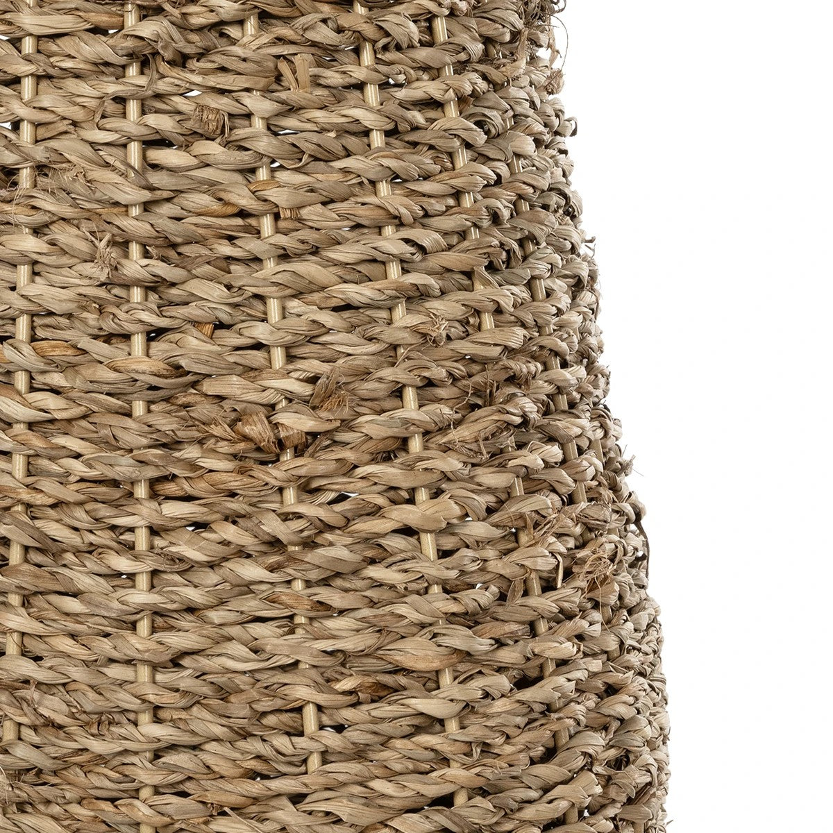 PANAMA 21241 Διακοσμητικό Πλεκτό Καλάθι - Κασπώ Γλάστρα - Flower Pot Μπεζ Μ20 x Π20 x Υ40