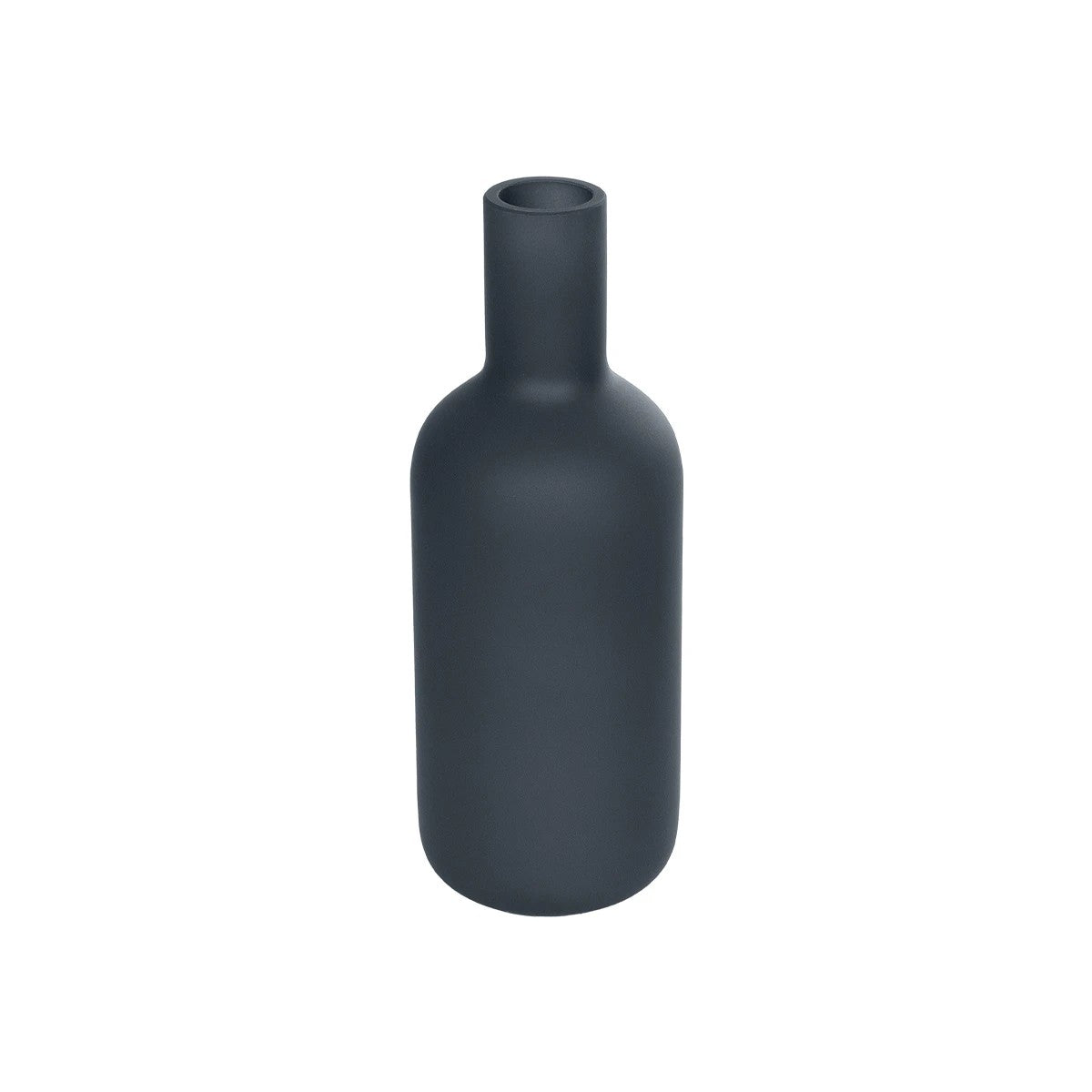 MYSTIQUE 21275 Διακοσμητικό Κεραμικό Βάζo Γκρι Π7 x Μ7 x Υ20cm