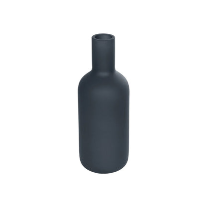 MYSTIQUE 21275 Διακοσμητικό Κεραμικό Βάζo Γκρι Π7 x Μ7 x Υ20cm