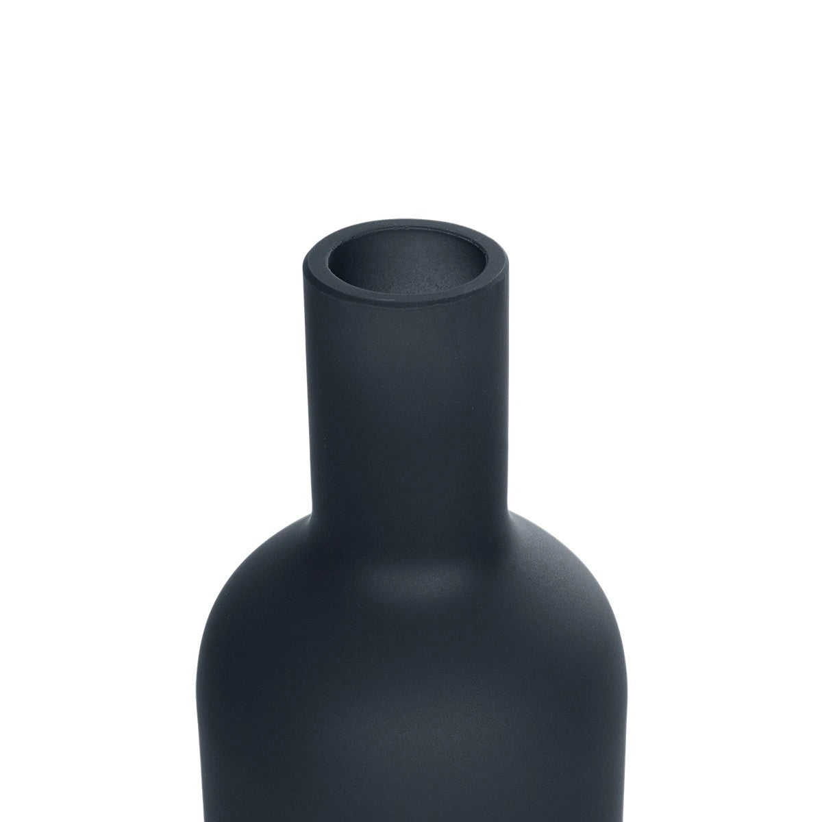 MYSTIQUE 21275 Διακοσμητικό Κεραμικό Βάζo Γκρι Π7 x Μ7 x Υ20cm