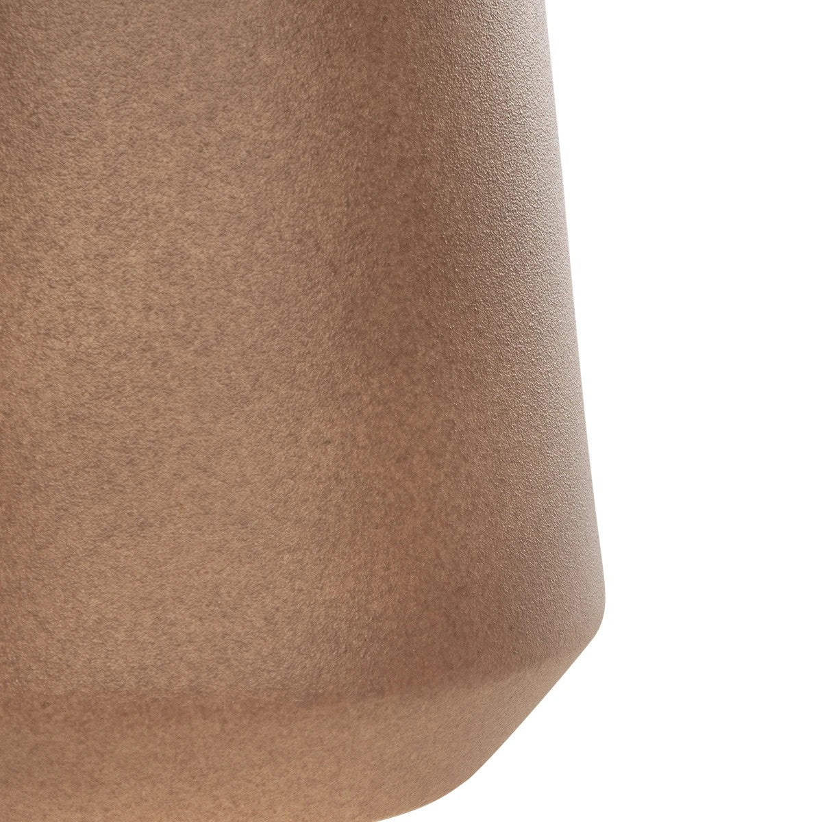 PORTO 21288 Διακοσμητικό Κεραμικό Βάζο Καφέ Μ11 x Π11 x Υ20